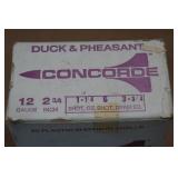 25 Concorde Duck & Pheasant 12 Gauge 2-3/4" 6 Shot Shotshells