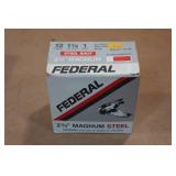 25 Federal 12 Gauge 2-3/4" Magnum Steel 1 Shot Shotshells