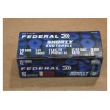 10 Federal Shorty 12 Gauge 1-3/4" 8 Shot Shotshells