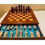 Hand Carved Vintage Chess Set
