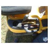 Cub Cadet LXT 1042KW mower. Kawasaki motor. 42 deck with bagger system. Used condition. Runs good. Tested & works. As shown. *THIS ITEM HAS A RESERVE.