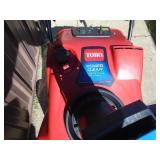 Toro power clear 21. 2 cycle. Electric start. Snow thrower. Looks lightly used. Tested & works. As shown.