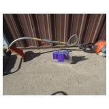 Husquvarna 2 cycle weed trimmer. Used condition. Tested & works. As shown.