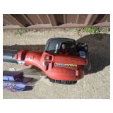Homelite 2 cycle leaf blower/vac. Used condition. Tested & works. As shown.