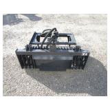 LandHonor 44" Mini Skid Steer Skeleton Rock Bucket w/Grapple