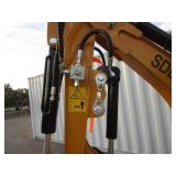 SDLANCH SDLE20 1ton Mini Excavator w/Yanmar Diesel, Hydraulic Thumb & Side Swing Boom