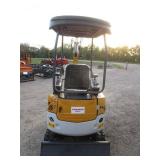 SDLANCH SDLE20 1ton Mini Excavator w/Yanmar Diesel, Hydraulic Thumb & Side Swing Boom