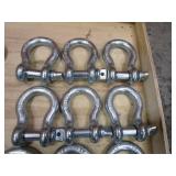 LandHonor Anchor Shackles 4.75ton-12t (see full lot description for sizes & quantities)