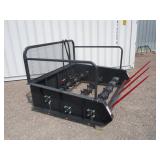 LandHonor 72" Skid Steer Round Bale Processor