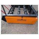 LandHonor 72" Skid Steer Round Bale Processor