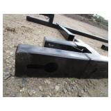 Wolverine 48" Clamp on Pallet Forks w/Adj. Stabilizer Arm