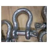 LandHonor Anchor Shackles 4.75ton-12t (see full lot description for sizes & quantities)
