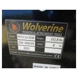 Wolverine Skid Steer Pallet Fork Bracket w/Bale Spear & Receiver Hitch Mounts