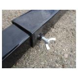 Wolverine 48" Clamp on Pallet Forks w/Adj. Stabilizer Arm