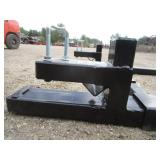 Wolverine 48" Clamp on Pallet Forks w/Adj. Stabilizer Arm
