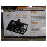 LandHonor 44" Mini Skid Steer Skeleton Rock Bucket w/Grapple