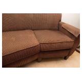 Flexsteel Curved Couch – Excellent Condition