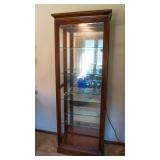 Jasper Cabinet Curio Cabinet – Lighted with Glass Shelves