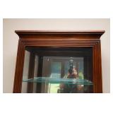 Jasper Cabinet Curio Cabinet – Lighted with Glass Shelves
