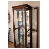 Jasper Cabinet Curio Cabinet – Lighted with Glass Shelves