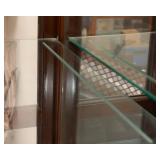 Jasper Cabinet Curio Cabinet – Lighted with Glass Shelves