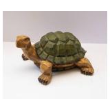 Large Resin Wood-Look Turtle