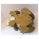 Set of Two Resin Frogs