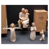 Set of 7 Willow Tree Figurines – 2 in Original Boxes