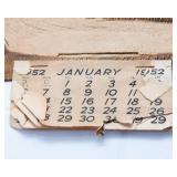 Vintage 1952 Calendar & Pop-Up Cards