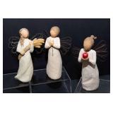 Set of 8 Willow Tree Figurines