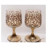 Lot of Vintage Glassware – 1970s Autumn Trees Tumblers & Libbey Prado Wine Glasses