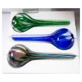 Set of 3 Small Aquaglobes – New in Box
