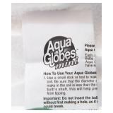 Set of 3 Small Aquaglobes – New in Box