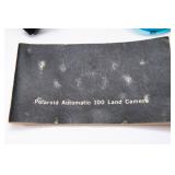 Vintage Polaroid Automatic 100 Land Camera with Accessories