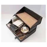 Vintage Polaroid Automatic 100 Land Camera with Accessories