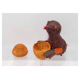 Set of 13 Vintage Wicker Chicks – Small and Adorable