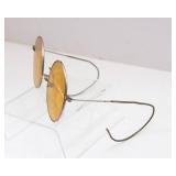 Antique Amber Round Sunglasses