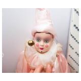 Set of 2 Vintage Dolls – Franklin Heirloom & 21" Porcelain Pierrot