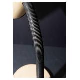 Vintage Gooseneck Table Lamp – Beige Enamelware