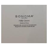 Sonoma Holly Greens Dishware Set