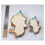 Set of 4 Hand-Painted Figurines – Elephants and Boy & Girl