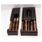 Cutco Knife Set with Two Versatile Knife Holders – Used, Good Condition
