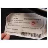 Natuzzi Editions Giada Black Swivel Chair – Barrel Shape - Likely Leather