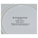 Holiday Kitchenware Lot – Sonoma Holly Greens & Pfaltzgraff