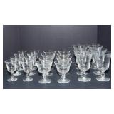 Collection of Vintage Drinking Glasses – Sherry, Champagne Coupes & Cordials