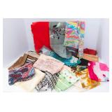 Variety of Vintage Scarves