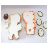 Vintage 1970s Wallhangings – Little Girls, Precious Moments Style