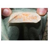 Vintage 1950s Harry Keiser Blue Dress with Hoop Crinoline