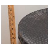 Metal Side Table – 15" Diameter × 24.5" Tall