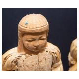 Vintage Corn Husk Figurines – Set of 2